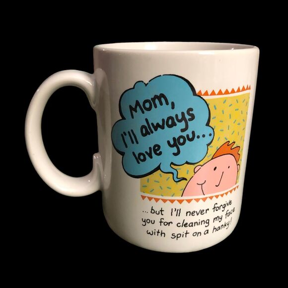 VTG Shoebox Greetings Funny Coffee Mug, Hallmark Graphic Cocoa Tea Cup, Mom Cup - Picture 3 of 5